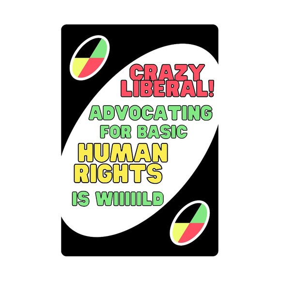 Other - Crazy Liberal sticker (3x3)